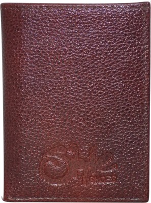 Style 98 Men Brown Genuine Leather Card Holder(6 Card Slots)