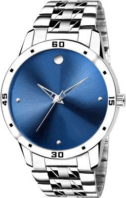 KBL Analogue Fancy Blue Dial Silver Colored Strap Watch for Men's & Boy's (Pack of 1) Analog Watch  - For Men