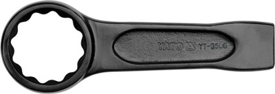 YATO YT-3506 Single Sided Black Oxidised Surface with 12 Point profile and AS-Drive System 105 mm Single Sided Adjustable Wrench