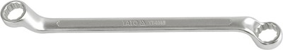 YATO YT-0389 Double Sided Chromed Finish with AS-Drive DIN 838 and Material CrV 18x19 mm Double Sided Box End Wrench