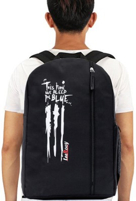 LeeRooy BG26 BLACK-DRO Backpack(Black, 22 L)