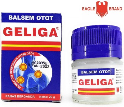 EagleBrand Muscular Balm Ointment Balsem Otot 20 Gram by Geliga Balm(20 g)