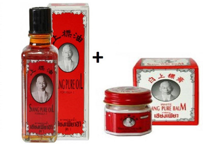 SIANG PURE FORMULA 1 25ML OIL AND FORMULA 2 30G WHITE BALM Balm(2 x 12.5 ml)