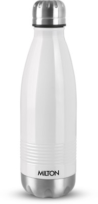MILTON New Duo Dlx 750 700 ml Flask(Pack of 1, White, Steel)