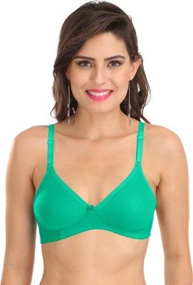 SONA M1001-RED Women T-Shirt Non Padded Bra(Green)