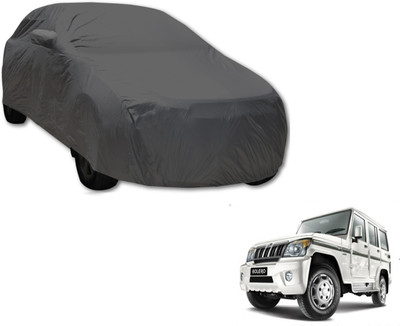 Autoaces Car Cover For Mahindra Bolero (Without Mirror Pockets)(Grey)