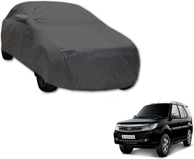 Autoaces Car Cover For Tata Safari Storme (Without Mirror Pockets)(Grey)