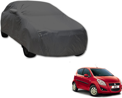 MOCKHE Car Cover For Maruti Suzuki Ritz (With Mirror Pockets)(Grey)