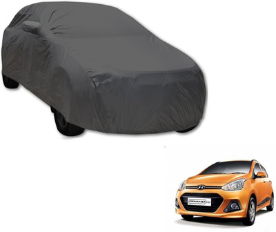 Autoaces Car Cover For Hyundai Grand i10 (Without Mirror Pockets)(Grey)