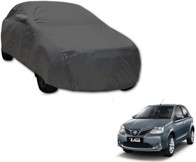 Autoaces Car Cover For Toyota Etios Liva (Without Mirror Pockets)(Grey)