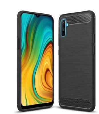 DOTCASE Back Cover for Realme C3(Black, Shock Proof)