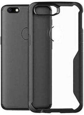 kursa hub Front & Back Case for Oppo A5s(Black, Transparent, Shock Proof, Pack of: 1)