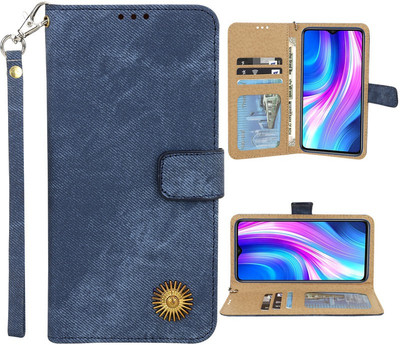 Huma World Flip Cover for Samsung Galaxy J7(16) In Jeans Tape Flip Cover(Blue, Dual Protection)