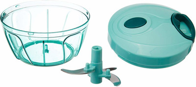 Fitaza by Chopper Vegetable Chopper(Pack of 1 Plastic Vegetable Chopper with 3 Blades, ( 450ML))
