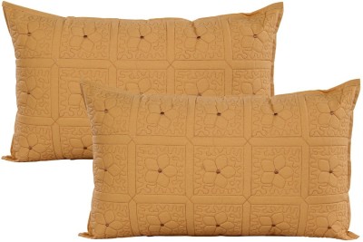 Shopway Collection Cotton Pillows Cover(Pack of 2, 66 cm*44 cm, Beige)