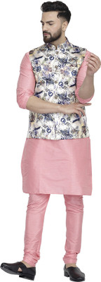 BEN COOPER Men Kurta Pyjama Ethnic Jacket Set