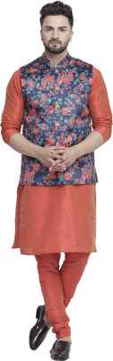 BEN COOPER Men Kurta Churidar Ethnic Jacket Set