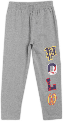 Mysweetangel Relaxed Boys & Girls Grey Trousers
