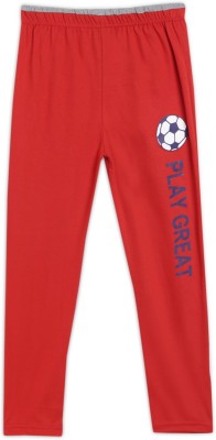 Mysweetangel Relaxed Boys & Girls Red Trousers