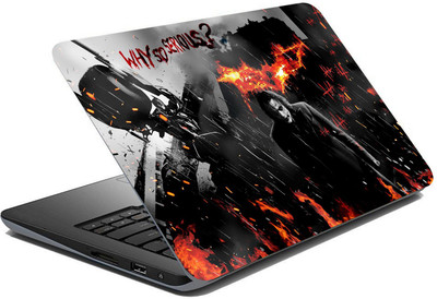 wallpics lap5035 Vinyl Laptop Skin Compatible for 15.6 inch(Theme: Superheroes)