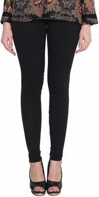 SVN RETAIL Footed  Western Wear Legging(Black, Solid)