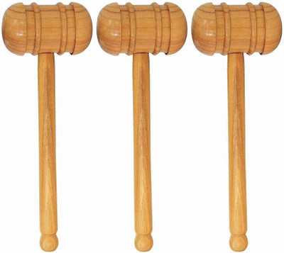 HACKERX Cricket Bat Knocking Hammer Pack of 3 Wooden Bat Mallet