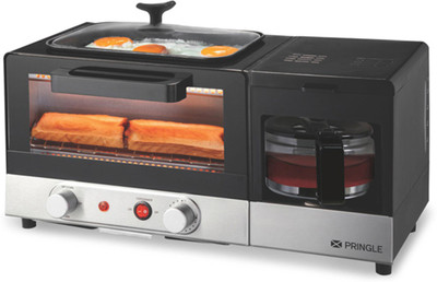 PRINGLE 9-Litre BM 3000 3-in-1 Breakfast Maker Toaster Oven. Bake, Boil and Roast Oven Toaster Grill (OTG)