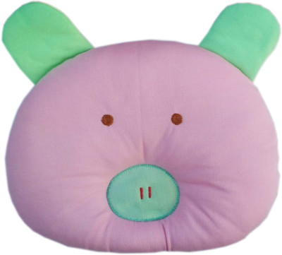 POOJA E-BUSINESS Polyester Fibre Toons & Characters Baby Pillow Pack of 1(Pink)