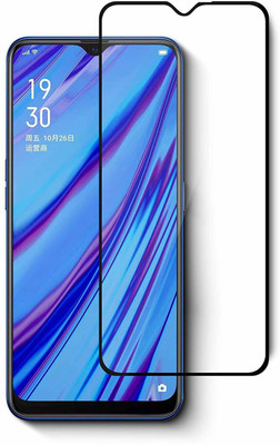 AKSHUD Edge To Edge Tempered Glass for Realme C3(Pack of 1)