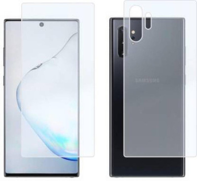 RUNEECH Front and Back Tempered Glass for Samsung galaxy note 10 lite(Pack of 2)