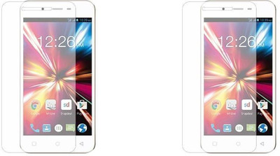 MudShi Impossible Screen Guard for Micromax Canvas 2 Colours A120(Pack of 2)