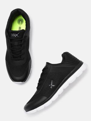 Hrx black shop running shoes