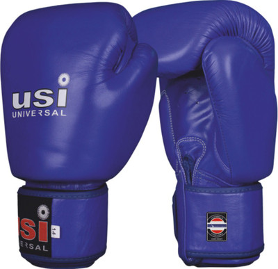 usi MUAY THAI GLOVES_609MT1_10OZ_BLUE Boxing Gloves(Blue)