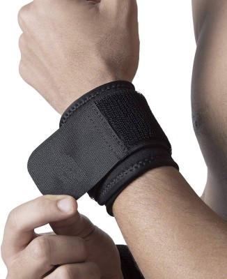 keycraze Wrist Compression Strap and Wrist Brace Sport Wrist Support for Fitness Wrist Support(Black)