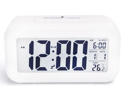Rk Digital White Clock