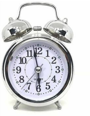 VARASANI TRADERS Analog Silver Clock