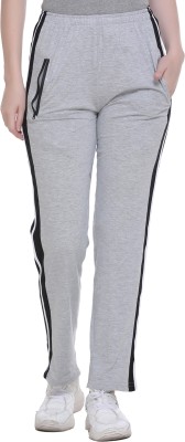 69GAL Solid Women Grey Track Pants