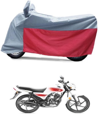 BikenWear Waterproof Two Wheeler Cover for Honda(Dream Neo, Grey, Red)