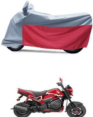 BikenWear Waterproof Two Wheeler Cover for Honda(Nova, Grey, Red)