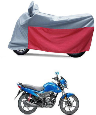 BikenWear Waterproof Two Wheeler Cover for Honda(Livo, Grey, Red)
