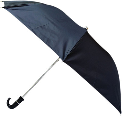 Rainpopson 2 Fold Umbrella For Men & Women (S_1) Umbrella(Black)