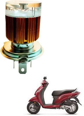 Crokrok H4bulb-4led-red-Blue006 Headlight Car, Motorbike LED for Honda (12 V, 30 W)(Activa i, Pack of 1)