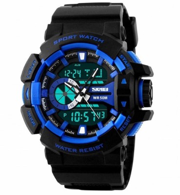 SKMEI 1117 Blue 1117 Spots Analog-Digital Watch  - For Men