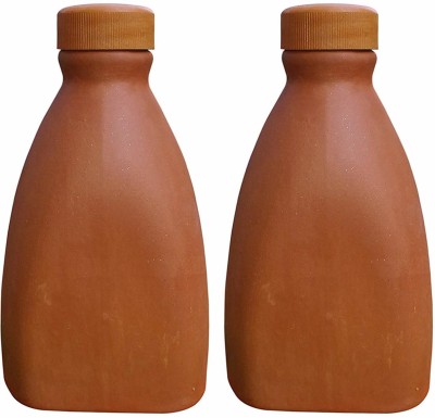 shriyam craft QWEF01 500 ml Bottle(Pack of 2, Brown, Clay)