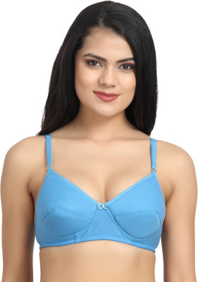 Tace Women Bralette Heavily Padded Bra(Light Blue)