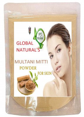 GLOBAL HENNA INDUSTRIES MULTANI MITTI FOR FACE PACK(200 g)