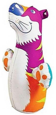 ECOM BHARAT INFLATABLE PRODUCT HIT ME TIGER-WHITE Inflatable HitMe Toys(White)
