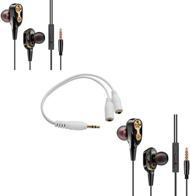 Meyaar Headphone Accessory Combo for iphone 6s(Black, White)
