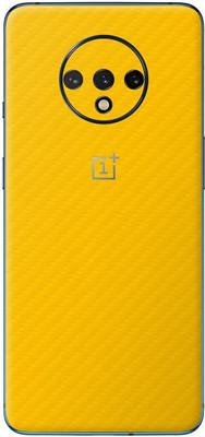 Orgic India One Plus 7T Mobile Skin(Carbon Yellow)