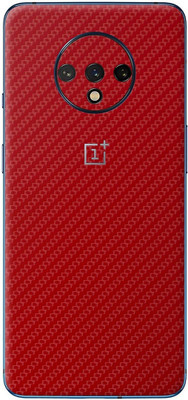 Orgic India One Plus 7T Mobile Skin(Carbon Red)